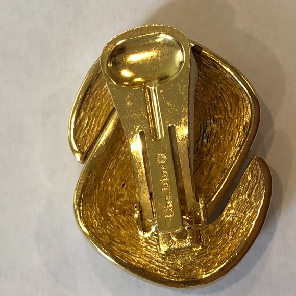 Christian Dior Vintage Rhinestones Earrings - Picture 6 of 7